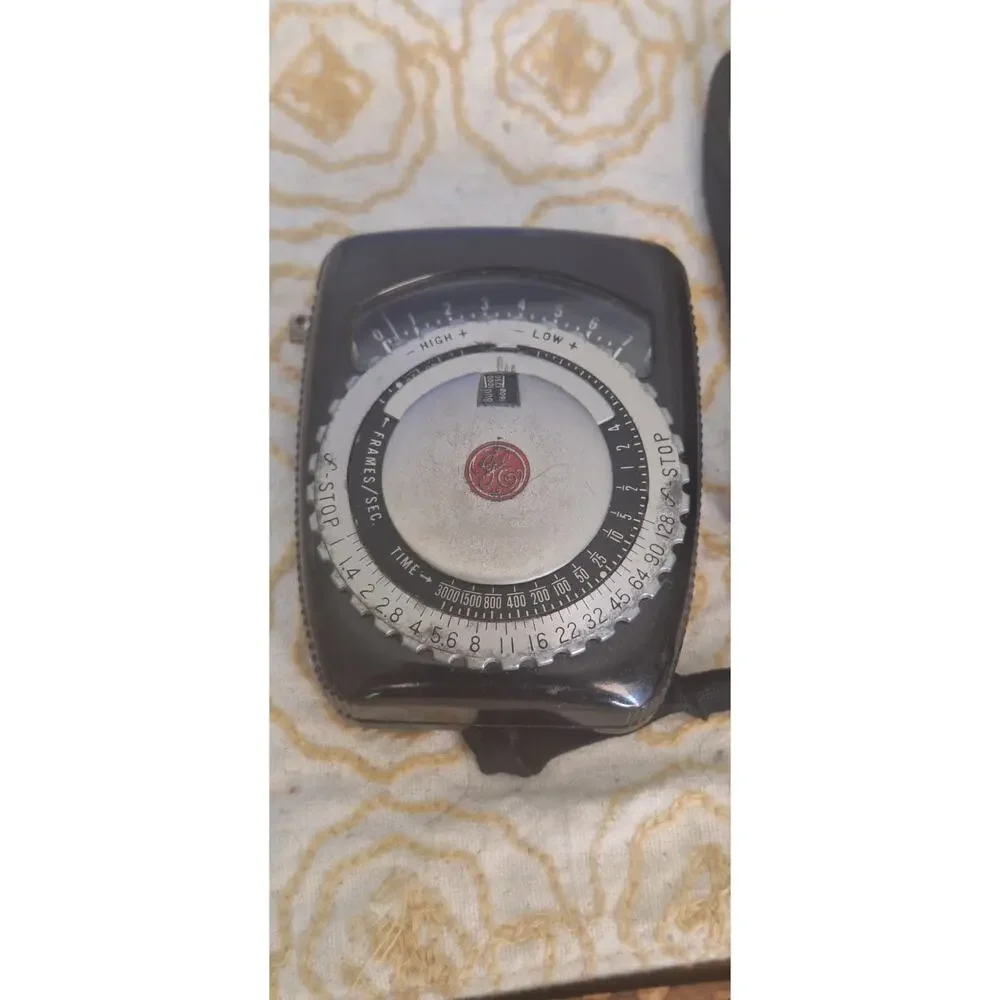 Vintage GE PR-1 Exposure Meter for Film or Plates w/ Leather Case- Repairable?